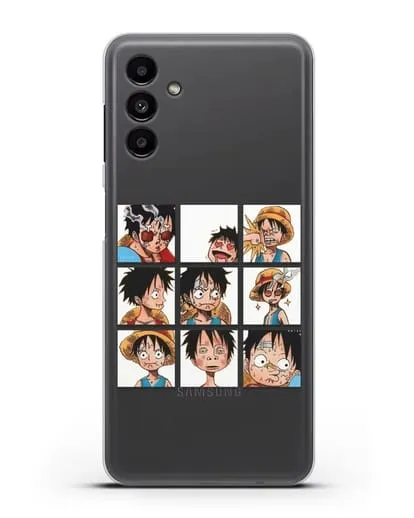Чехол аниме Ванпис (One Piece) Луффи силиконовый для Samsung Galaxy A13 5G [SM-A136]