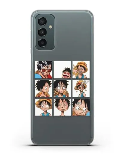 Чехол аниме Ванпис (One Piece) Луффи силиконовый для Samsung Galaxy M23 [SM-M236]