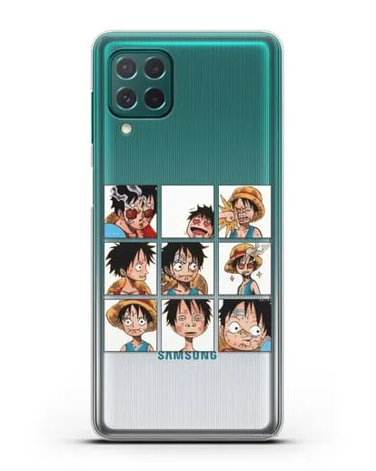 Чехол аниме Ванпис (One Piece) Луффи силиконовый для Samsung Galaxy M62 [SM-M625F]
