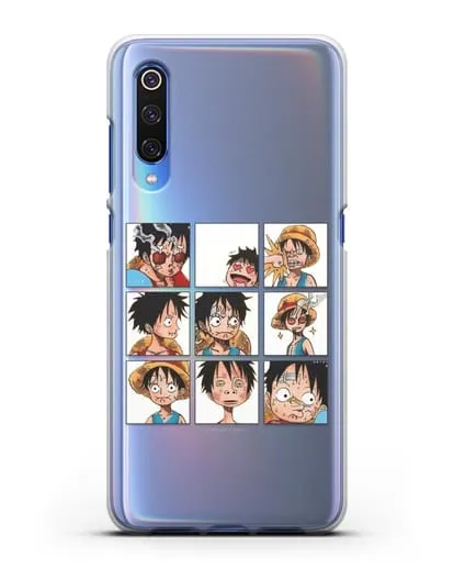 Чехол аниме Ванпис (One Piece) Луффи силиконовый для Xiaomi Mi 9