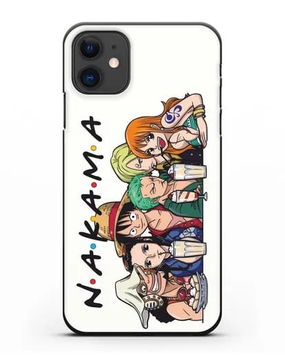 Чехол аниме Ванпис (One Piece) Накама друзья силиконовый для iPhone 11