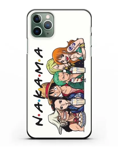 Чехол аниме Ванпис (One Piece) Накама друзья силиконовый для iPhone 11 Pro Max