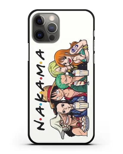 Чехол аниме Ванпис (One Piece) Накама друзья силиконовый для iPhone 12 Pro