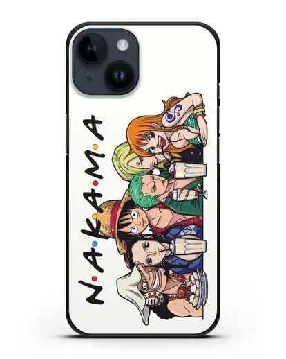 Чехол аниме Ванпис (One Piece) Накама друзья силиконовый для iPhone 14
