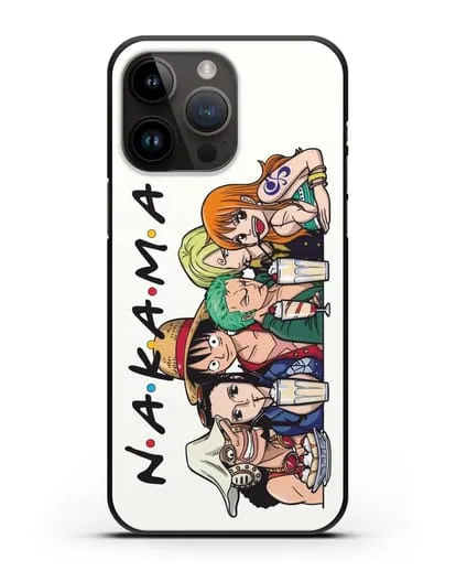 Чехол аниме Ванпис (One Piece) Накама друзья силиконовый для iPhone 14 Pro Max