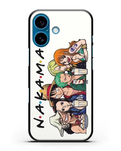 Чехол аниме Ванпис (One Piece) Накама друзья силиконовый для iPhone 16