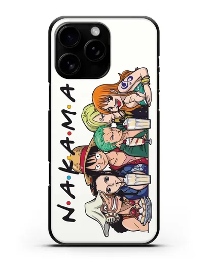 Чехол аниме Ванпис (One Piece) Накама друзья силиконовый для iPhone 16 Pro Max