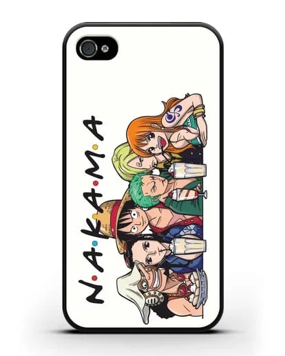 Чехол аниме Ванпис (One Piece) Накама друзья силиконовый для iPhone 4/4s