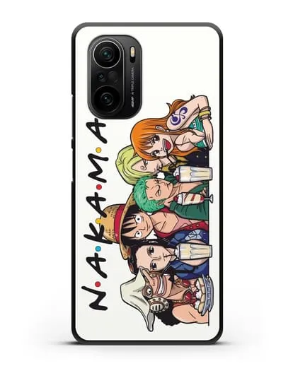 Чехол аниме Ванпис (One Piece) Накама друзья силиконовый для Xiaomi Poco F3