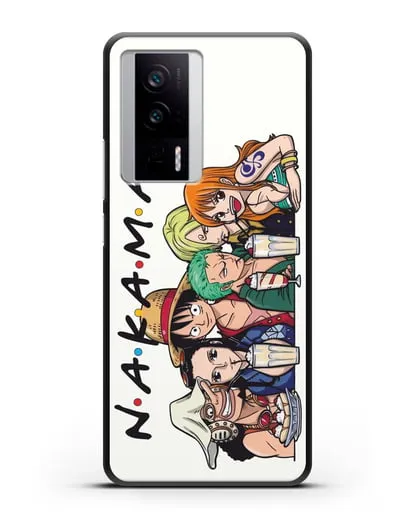 Чехол аниме Ванпис (One Piece) Накама друзья силиконовый для Xiaomi Poco F5 Pro