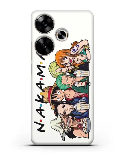Чехол аниме Ванпис (One Piece) Накама друзья силиконовый для Xiaomi Poco F6