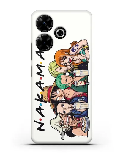 Чехол аниме Ванпис (One Piece) Накама друзья силиконовый для Xiaomi Poco M6