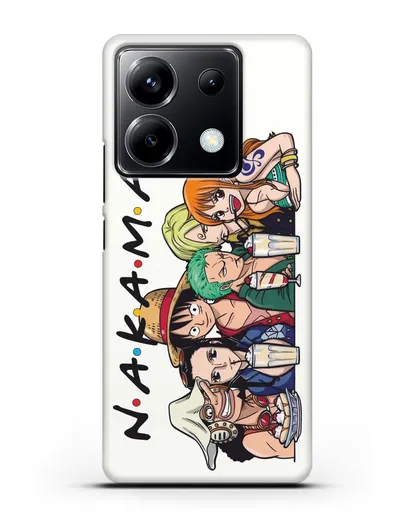 Чехол аниме Ванпис (One Piece) Накама друзья силиконовый для Xiaomi Poco X6