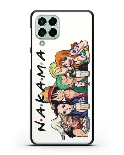 Чехол аниме Ванпис (One Piece) Накама друзья силиконовый для Samsung Galaxy M53 [SM-M536]