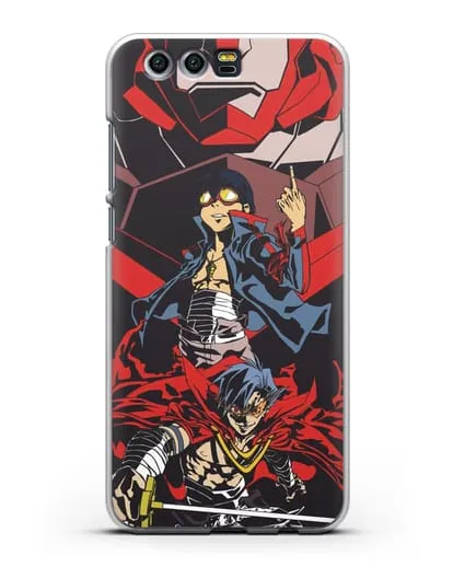 Чехол аниме Гуррен Лаганн (Gurren Lagann) Камина и Симон силиконовый для Honor 9