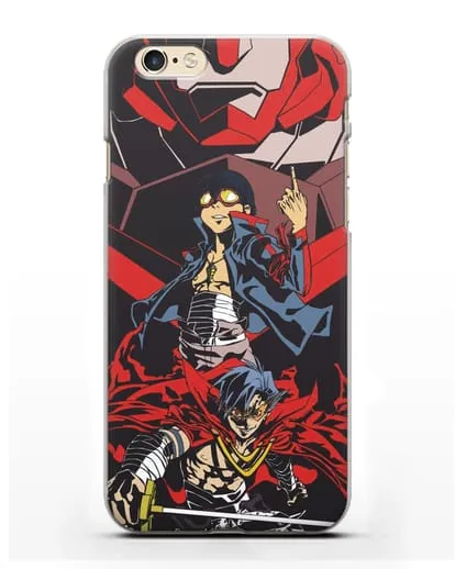 Чехол аниме Гуррен Лаганн (Gurren Lagann) Камина и Симон силиконовый для iPhone 6s