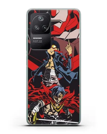 Чехол аниме Гуррен Лаганн (Gurren Lagann) Камина и Симон силиконовый для Xiaomi Poco F4