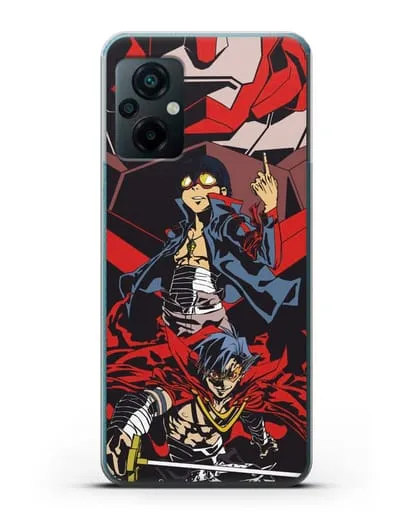 Чехол аниме Гуррен Лаганн (Gurren Lagann) Камина и Симон силиконовый для Xiaomi Poco M5