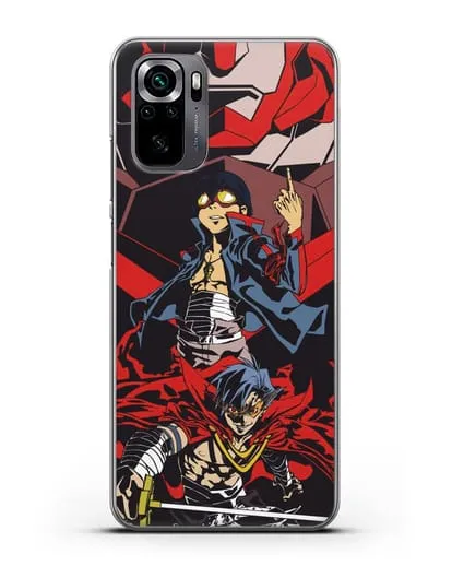 Чехол аниме Гуррен Лаганн (Gurren Lagann) Камина и Симон силиконовый для Xiaomi Poco M5s