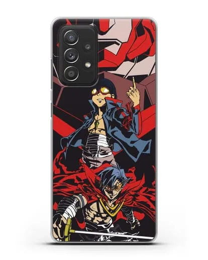 Чехол аниме Гуррен Лаганн (Gurren Lagann) Камина и Симон силиконовый для Samsung Galaxy A53