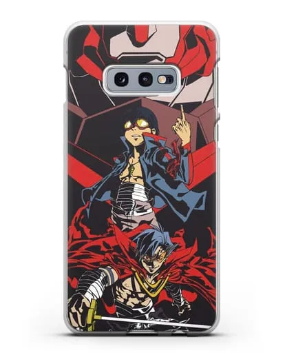 Чехол аниме Гуррен Лаганн (Gurren Lagann) Камина и Симон силиконовый для Samsung Galaxy S10e [SM-G970F]