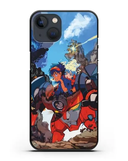 Чехол аниме Гуррен лаганн (Gurren Lagann) робот Симона картинка силиконовый для iPhone 13 Mini
