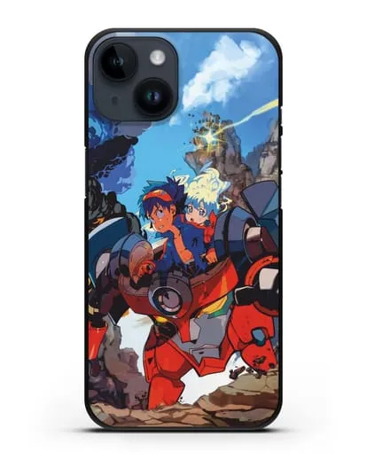 Чехол аниме Гуррен лаганн (Gurren Lagann) робот Симона картинка силиконовый для iPhone 14