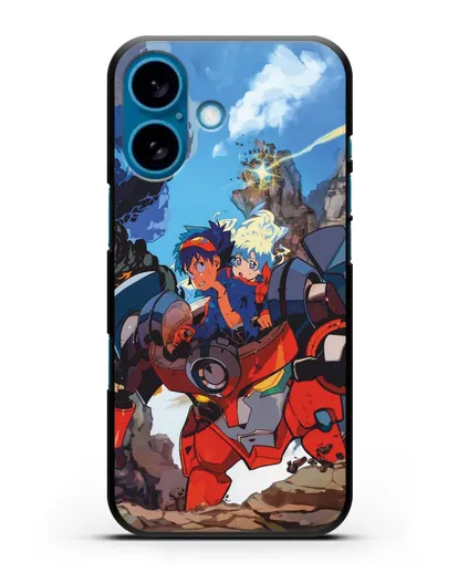 Чехол аниме Гуррен лаганн (Gurren Lagann) робот Симона картинка силиконовый для iPhone 16
