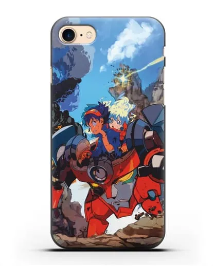 Чехол аниме Гуррен лаганн (Gurren Lagann) робот Симона картинка силиконовый для iPhone 8