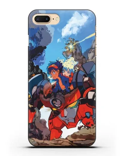 Чехол аниме Гуррен лаганн (Gurren Lagann) робот Симона картинка силиконовый для iPhone 7 Plus