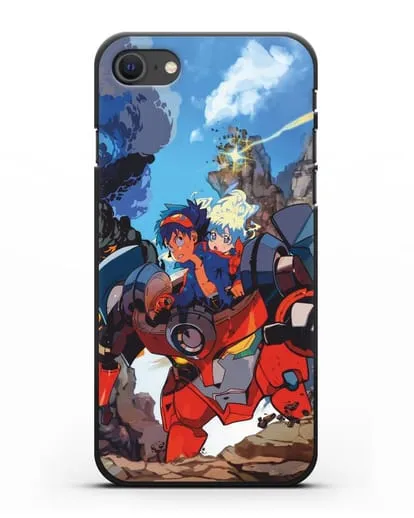 Чехол аниме Гуррен лаганн (Gurren Lagann) робот Симона картинка силиконовый для iPhone SE 2020