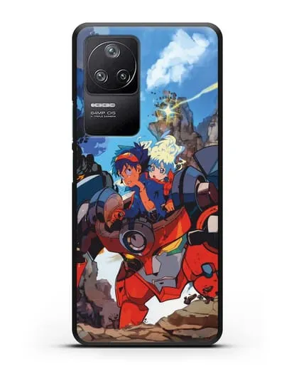 Чехол аниме Гуррен лаганн (Gurren Lagann) робот Симона картинка силиконовый для Xiaomi Poco F4