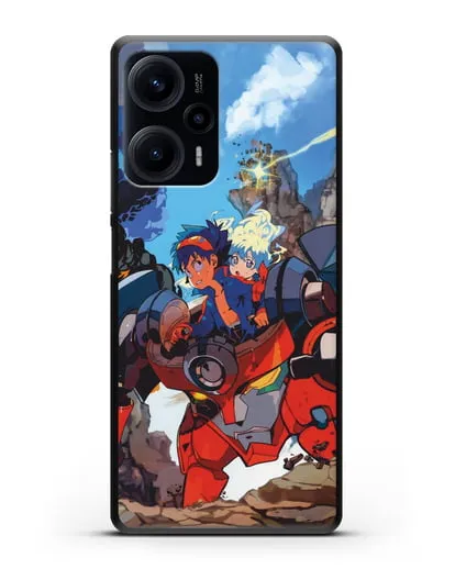 Чехол аниме Гуррен лаганн (Gurren Lagann) робот Симона картинка силиконовый для Xiaomi Poco F5