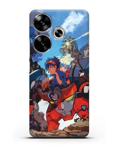 Чехол аниме Гуррен лаганн (Gurren Lagann) робот Симона картинка силиконовый для Xiaomi Poco F6