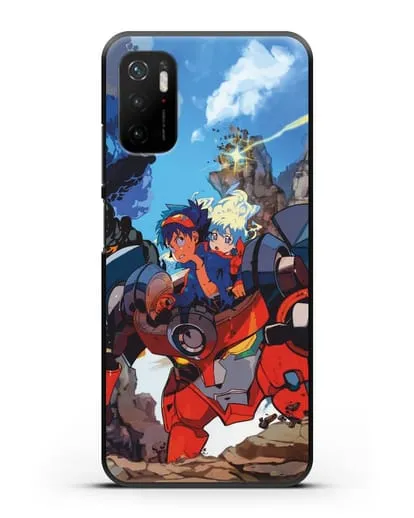 Чехол аниме Гуррен лаганн (Gurren Lagann) робот Симона картинка силиконовый для Xiaomi Poco M3 Pro