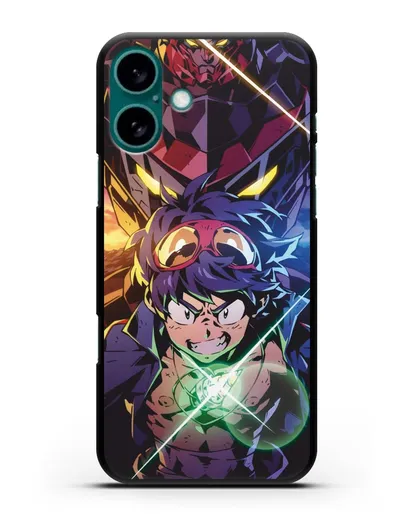 Чехол аниме Гуррен лаганн (Gurren Lagann) робот Симона изображение силиконовый для iPhone 16 Plus