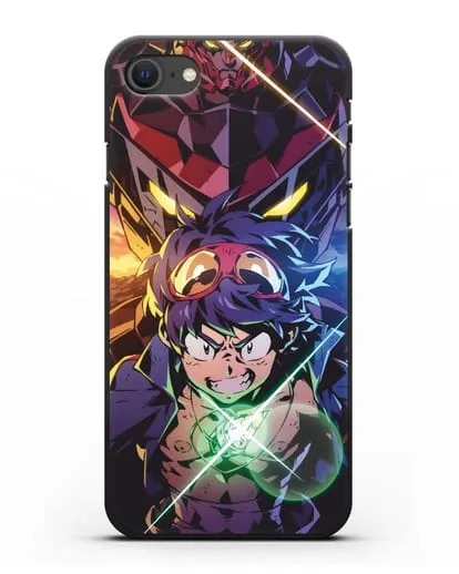 Чехол аниме Гуррен лаганн (Gurren Lagann) робот Симона изображение силиконовый для iPhone SE 2020