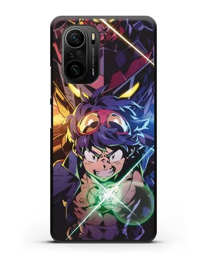 Чехол аниме Гуррен лаганн (Gurren Lagann) робот Симона изображение силиконовый для Xiaomi Poco F3