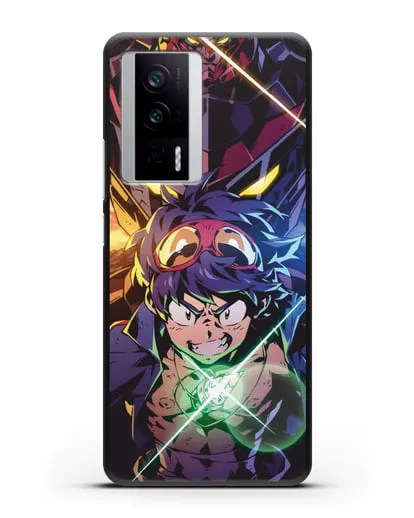 Чехол аниме Гуррен лаганн (Gurren Lagann) робот Симона изображение силиконовый для Xiaomi Poco F5 Pro