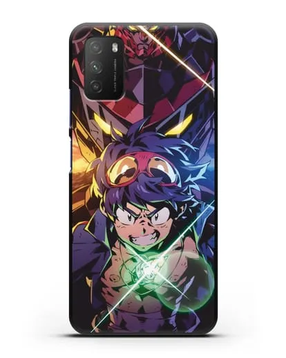 Чехол аниме Гуррен лаганн (Gurren Lagann) робот Симона изображение силиконовый для Xiaomi Poco M3