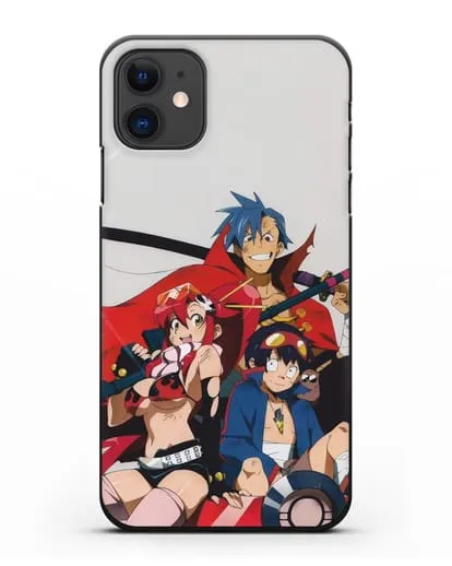 Чехол аниме Гуррен лаганн (Gurren Lagann) обложка аниме силиконовый для iPhone 11