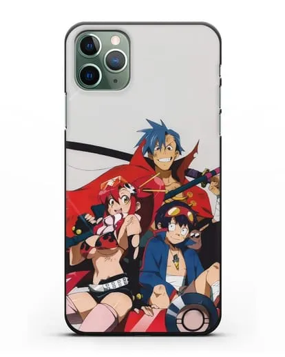 Чехол аниме Гуррен лаганн (Gurren Lagann) обложка аниме силиконовый для iPhone 11 Pro Max