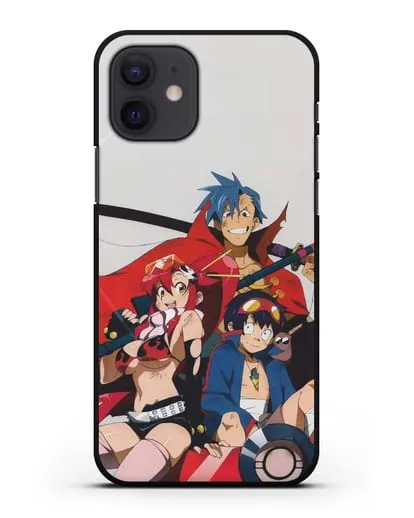 Чехол аниме Гуррен лаганн (Gurren Lagann) обложка аниме силиконовый для iPhone 12