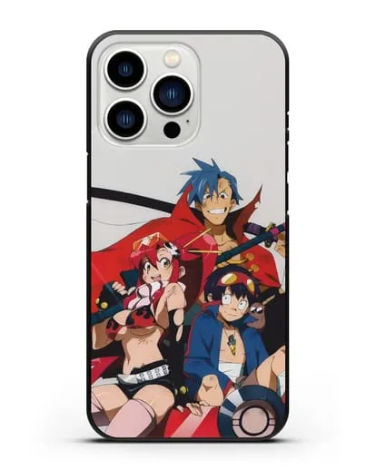 Чехол аниме Гуррен лаганн (Gurren Lagann) обложка аниме силиконовый для iPhone 13 Pro