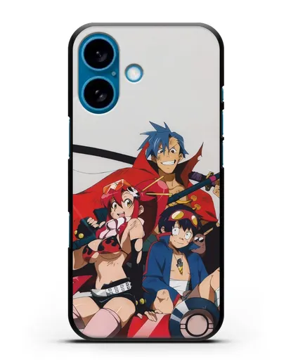 Чехол аниме Гуррен лаганн (Gurren Lagann) обложка аниме силиконовый для iPhone 16