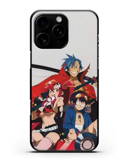 Чехол аниме Гуррен лаганн (Gurren Lagann) обложка аниме силиконовый для iPhone 16 Pro Max