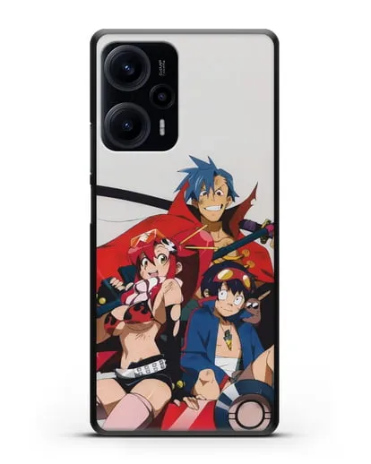 Чехол аниме Гуррен лаганн (Gurren Lagann) обложка аниме силиконовый для Xiaomi Poco F5