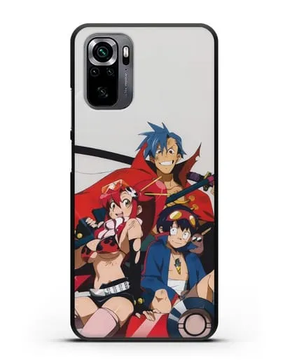 Чехол аниме Гуррен лаганн (Gurren Lagann) обложка аниме силиконовый для Xiaomi Poco M5s