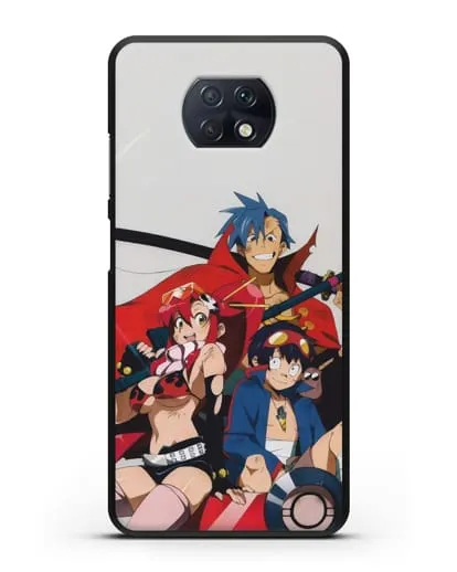 Чехол аниме Гуррен лаганн (Gurren Lagann) обложка аниме силиконовый для Xiaomi Redmi Note 9T