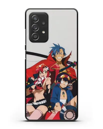Чехол аниме Гуррен лаганн (Gurren Lagann) обложка аниме силиконовый для Samsung Galaxy A53